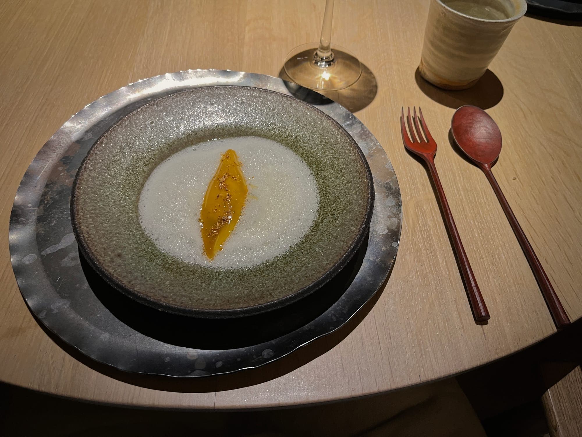 Deer brain omelette at noma