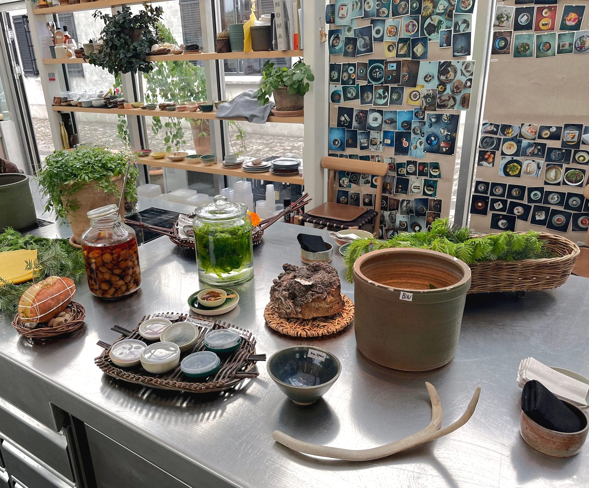 Test kitchen at Noma