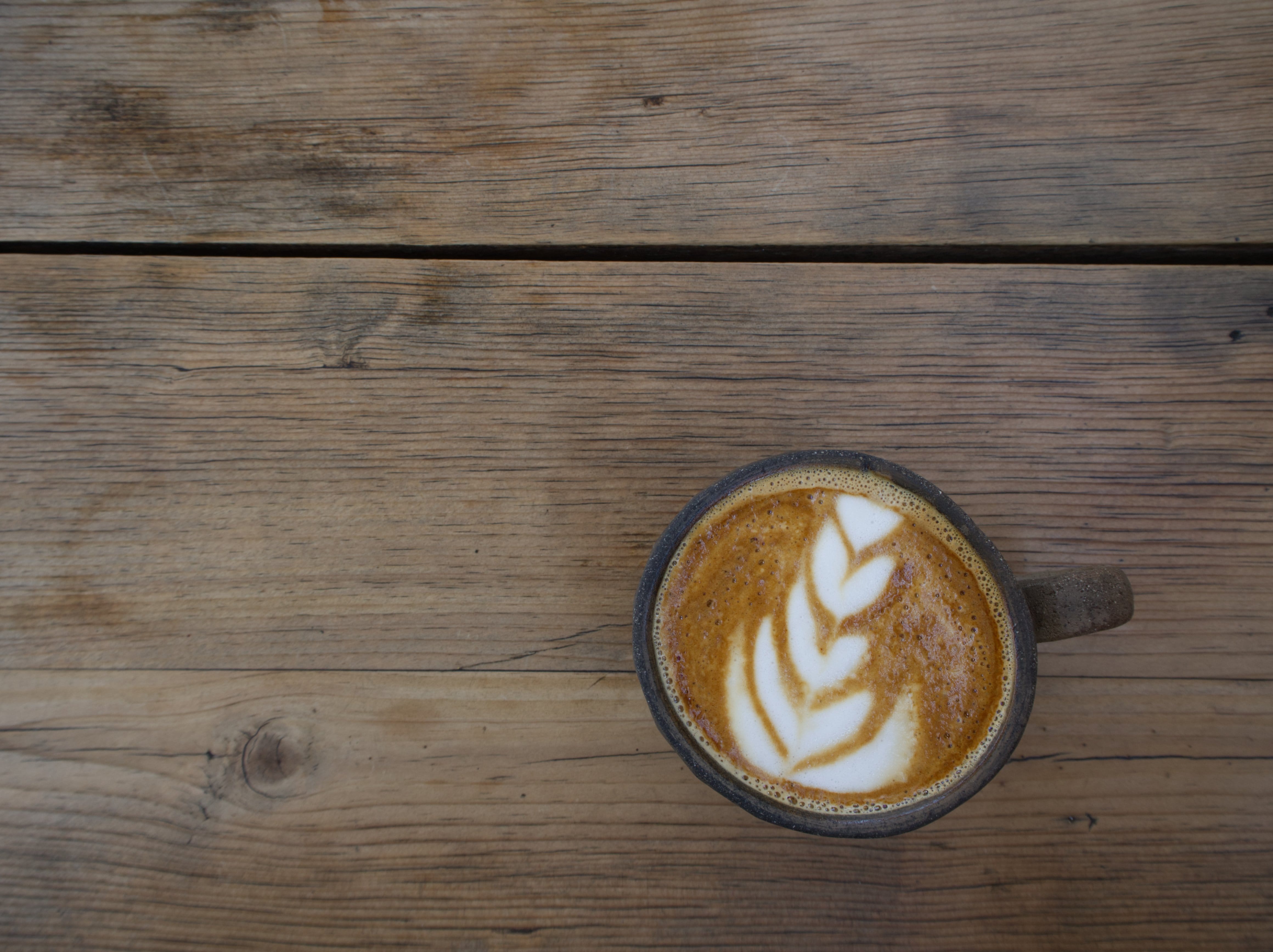 A cappuccino at Sagrado Filemón in Oaxaca