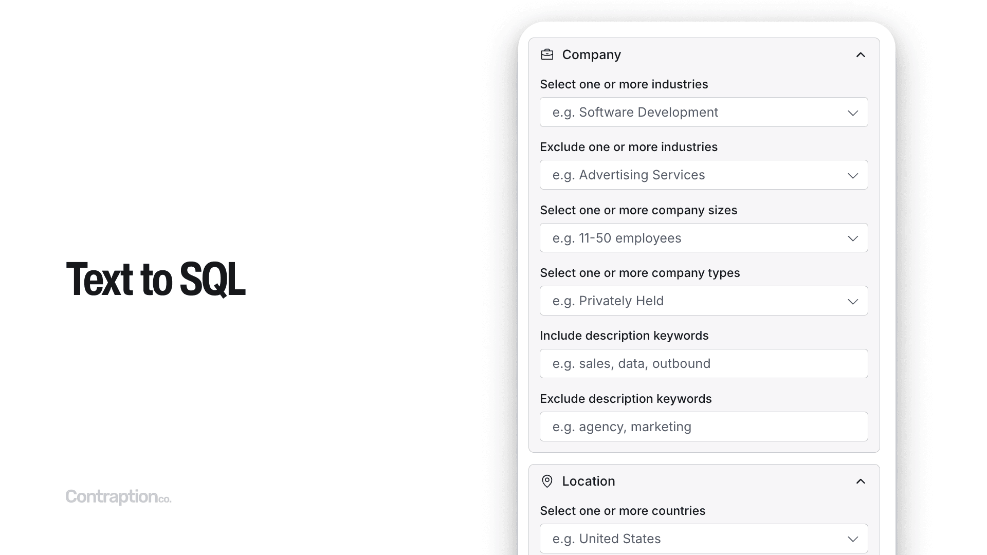 Text to SQL is replacing filter-based UIs