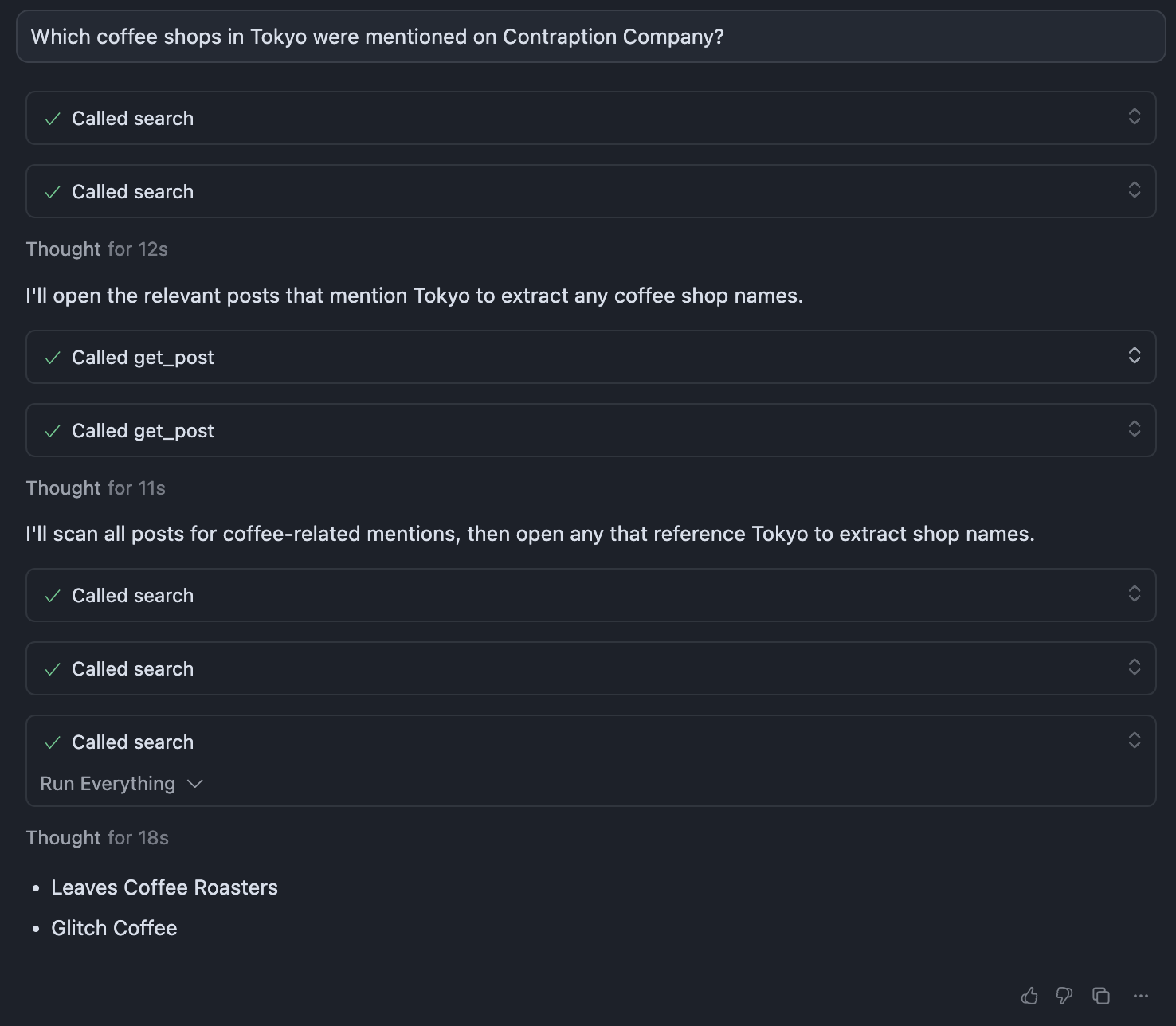 Search demo